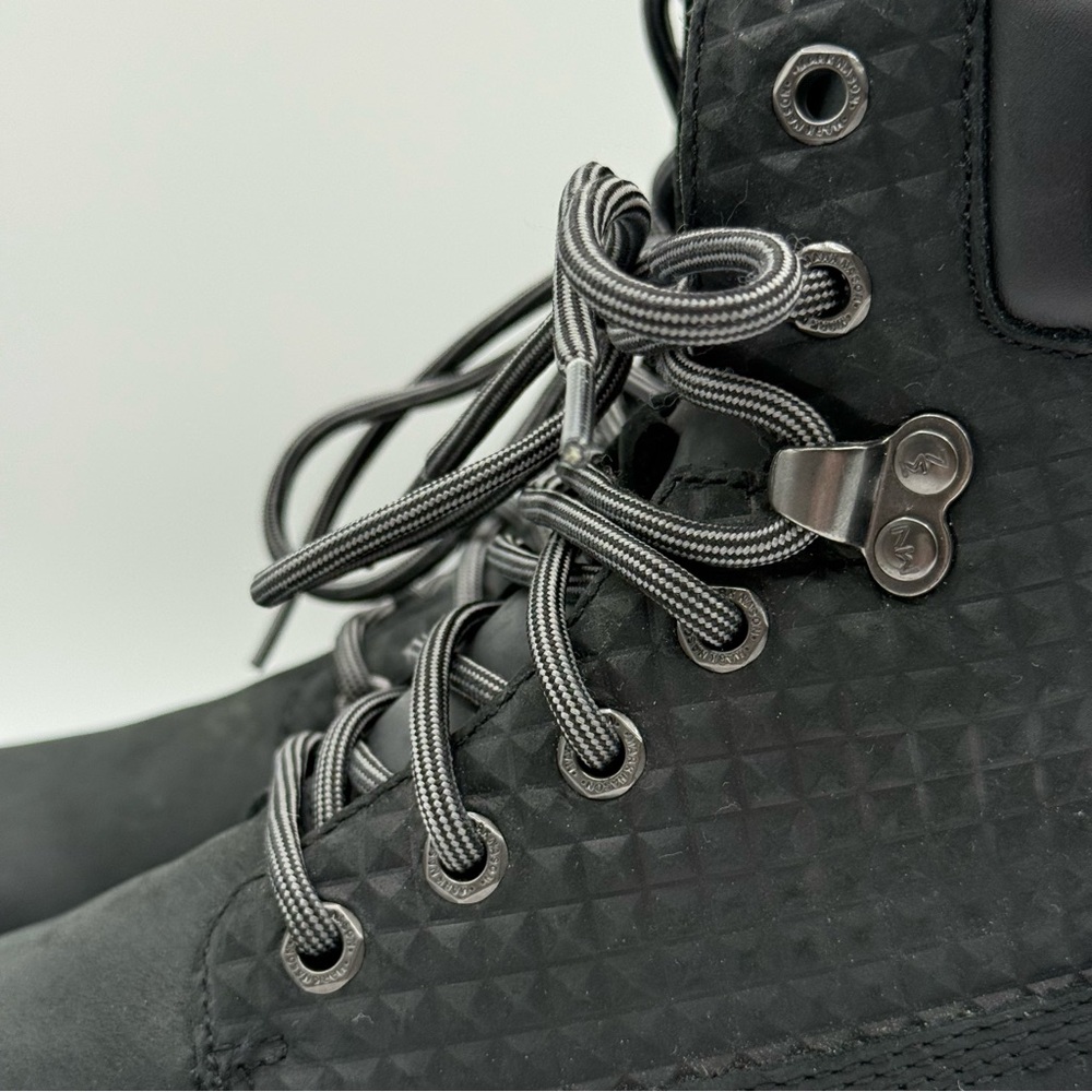 Mark Nason Skechers Lumber Jill Black Leather Combat Boots Women 9 - Picture 14 of 16